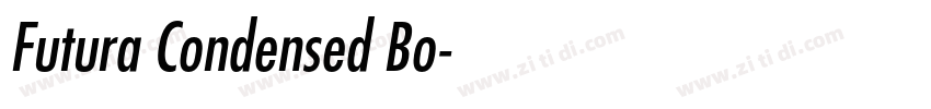 Futura Condensed Bo字体转换 Futura Condensed Bo字体转换
